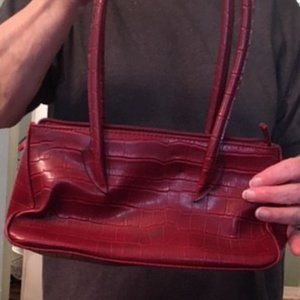 Retro burgundy purse